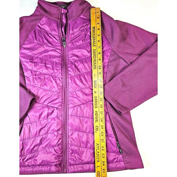 Spyder Womens XL Raspberry Quilted Full-Zip Jacket - Picture 2 of 9